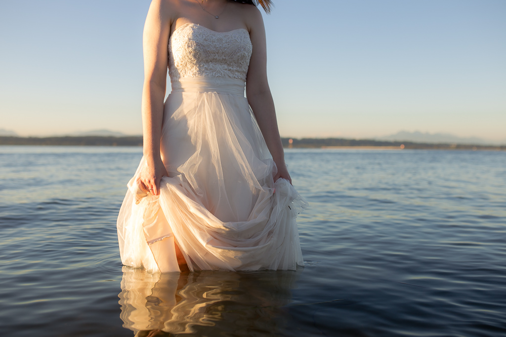 Trash the Dress Session at Crescent Beach