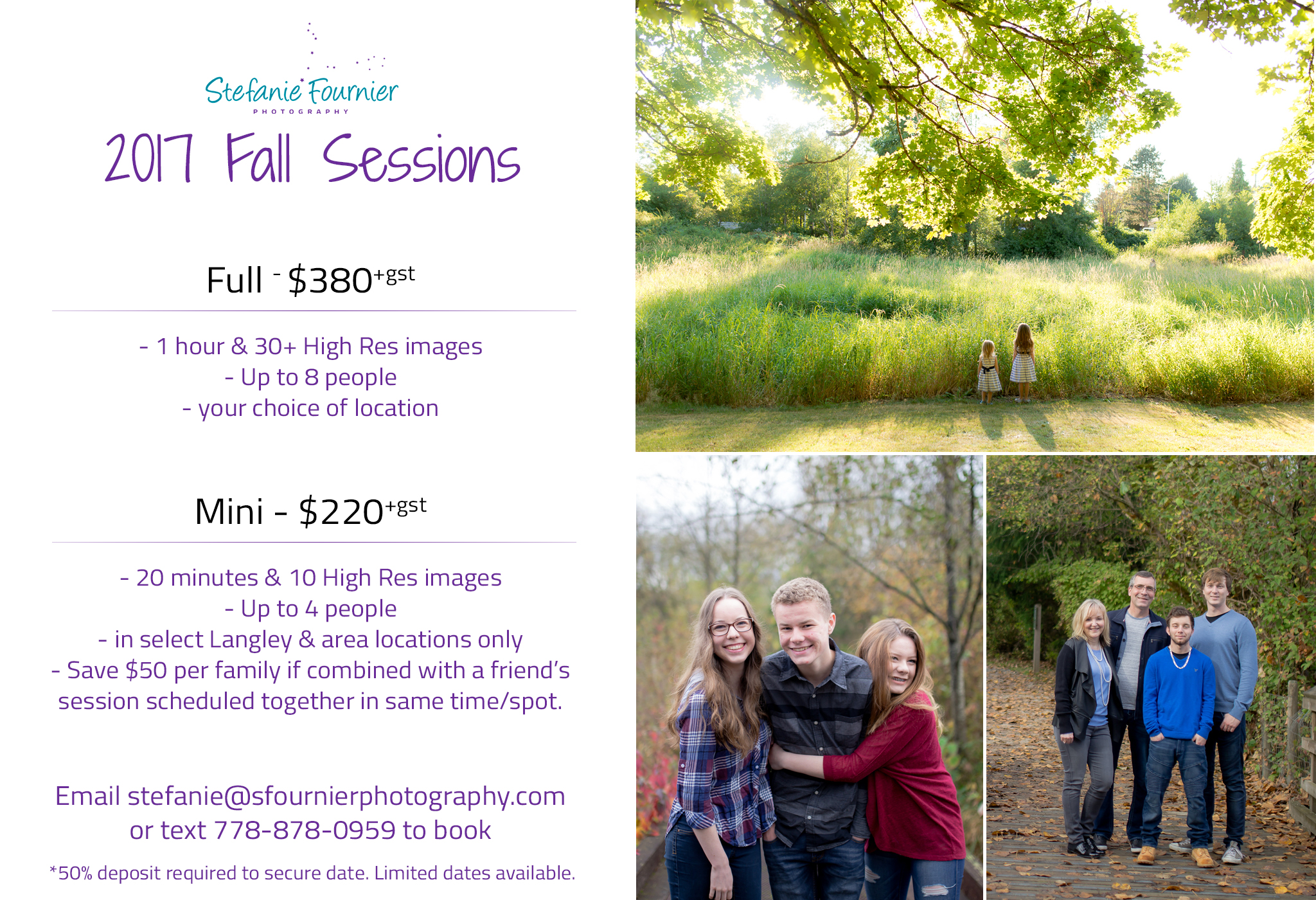 2017 Fall Sessions [Langley Family Photographer]