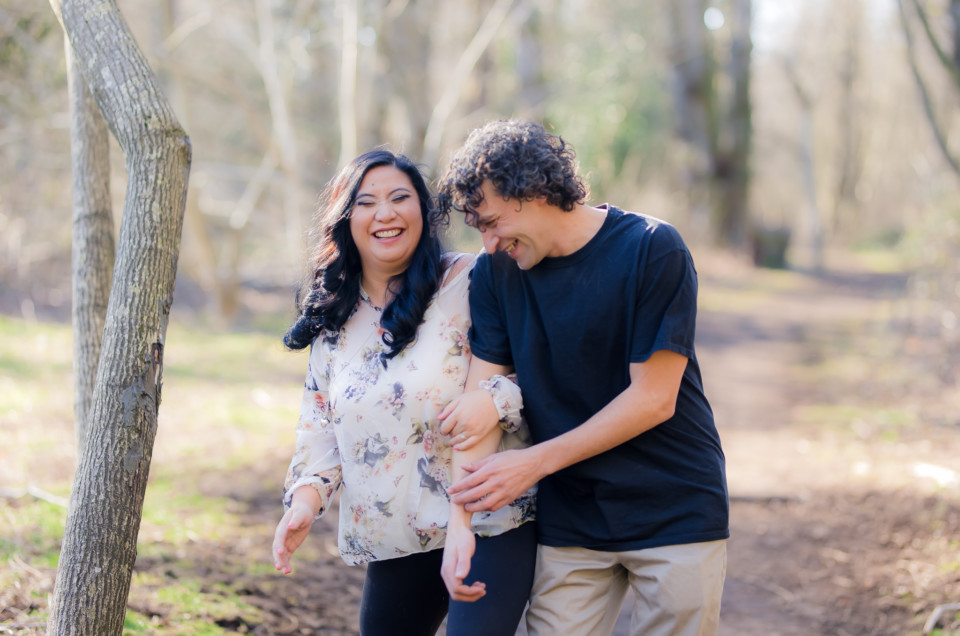 Esther & Todd’s Engagement Session at Redwood Park in Surrey