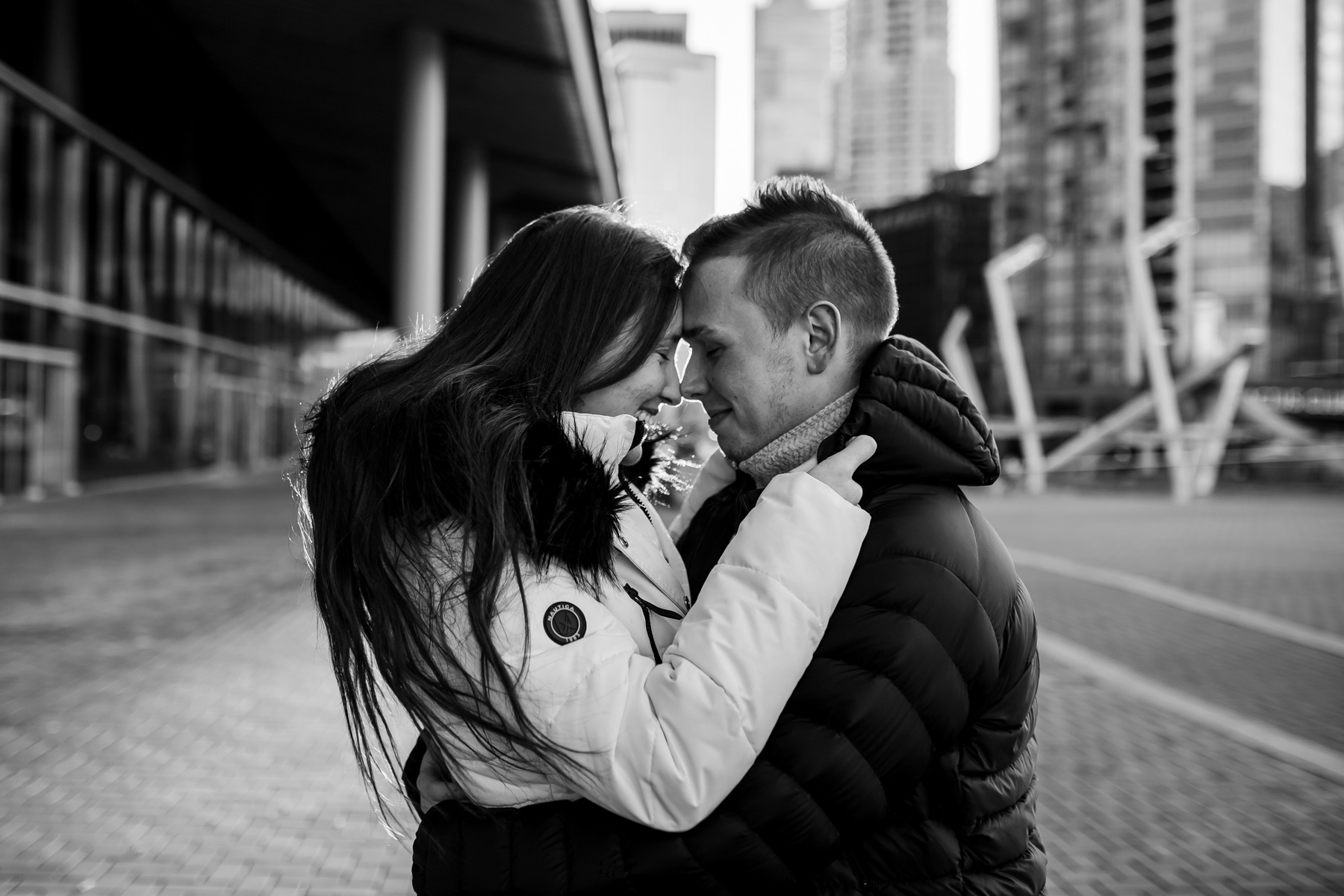 Jack Poole Plaza Engagement Session