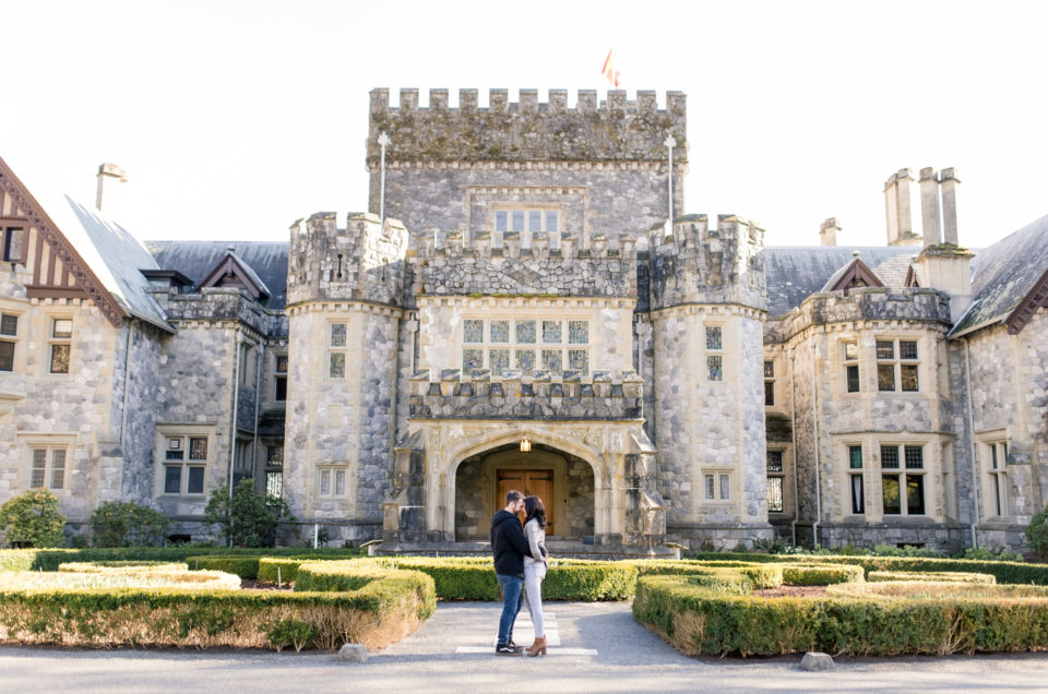 Jake & Ashley’s Photography Session at Hatley Castle on Vancouver Island