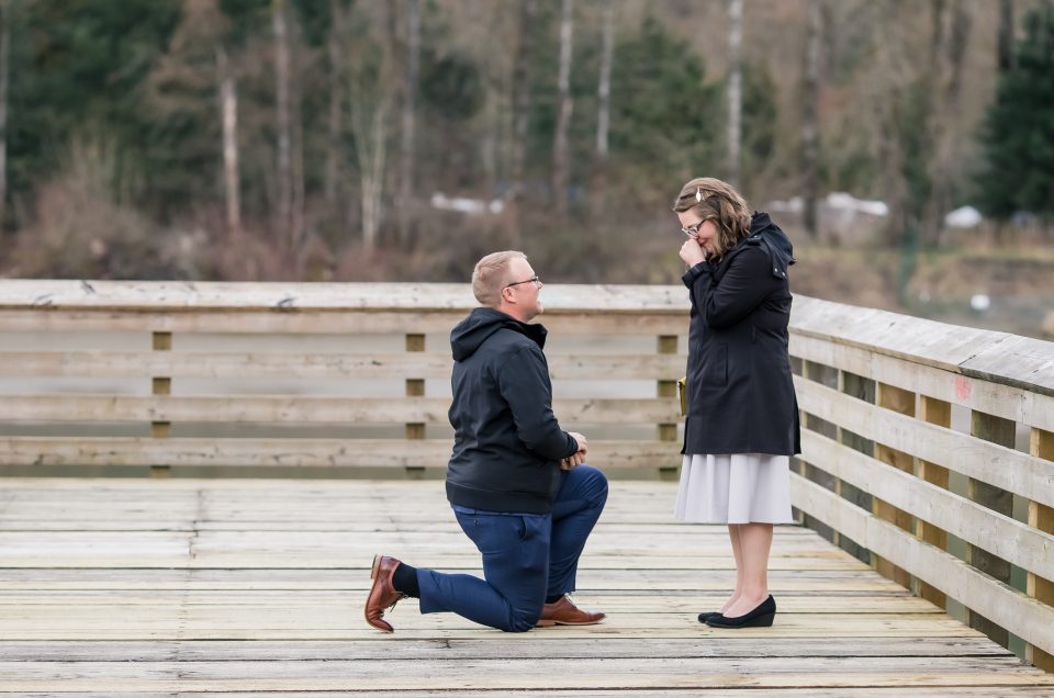 A Spring Engagement Proposal in Fort Langley